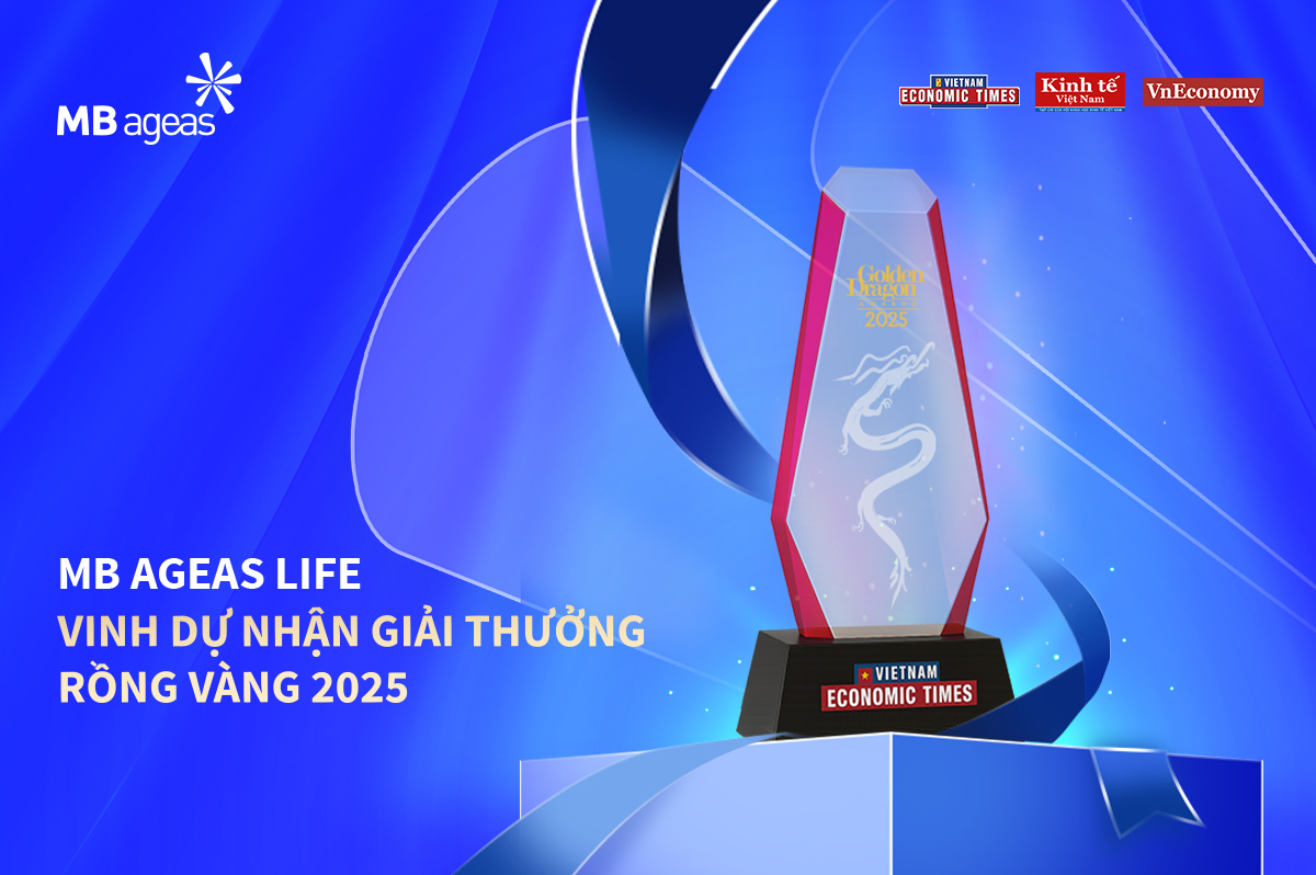 MB Ageas Life được vinh danh Giải thưởng Rồng Vàng lần thứ 3