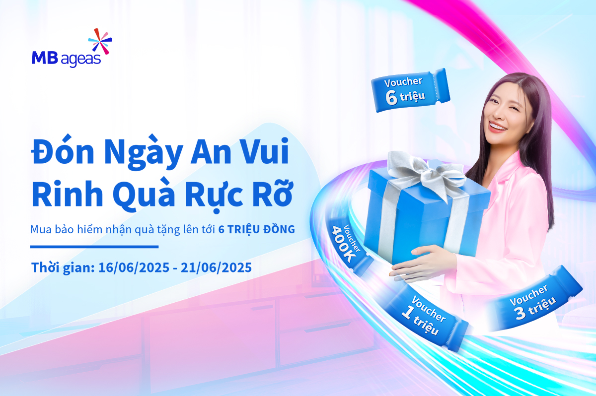 Chương trình khuyến mại: Đón ngày an vui – Rinh quà rực rỡ 