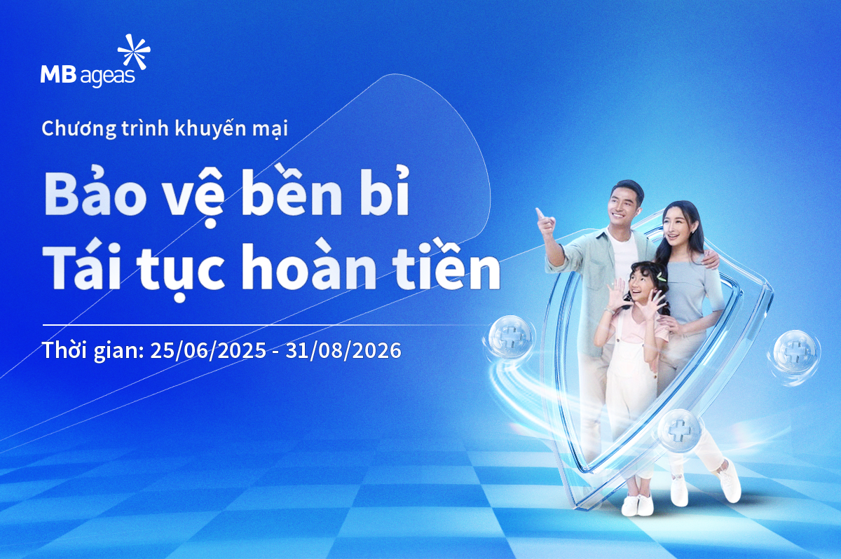 Chương trình khuyến mại: Bảo vệ bền bỉ - Tái tục hoàn tiền 